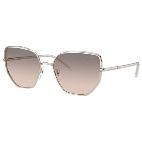 prada pr 50ws|Prada™ PR 50WS ZVN4K0 58 Pale Gold Sunglasses .